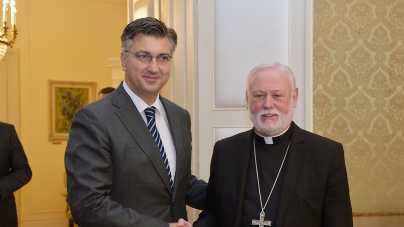 Suradnja Hrvatske i Svete Stolice vrlo je dobra, Vlada je privržena provedbi Vatikanskih ugovora